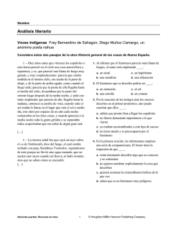 An&aacute;lisis literario