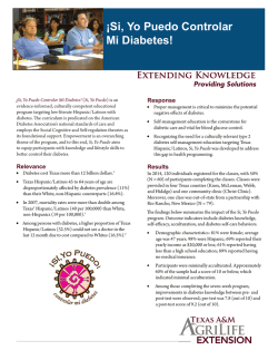 &iexcl;Si, Yo Puedo Controlar Mi Diabetes!