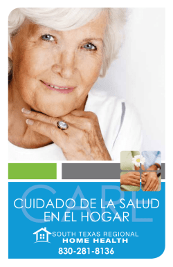 CUIDADO DE LA SALUD EN EL HOGAR