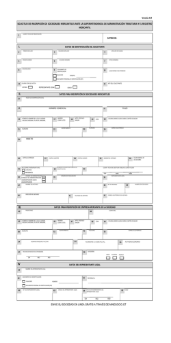 1)SATRM-02 &ndash; Sociedades Mercantiles