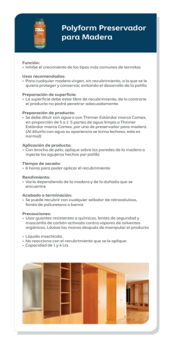 Polyform Preservador para Madera