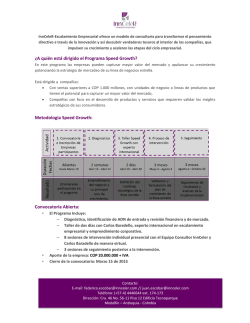 &iquest;A qui&eacute;n est&aacute; dirigido el Programa Speed Growth