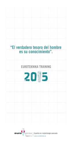 &ldquo;El verdadero tesoro del hombre es su conocimiento&rdquo;.