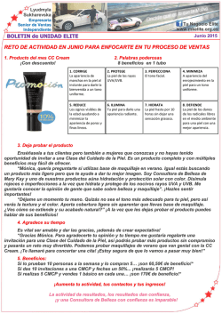 Junio 2015 - Unidad ELITE de Mary Kay Espa&ntilde;a