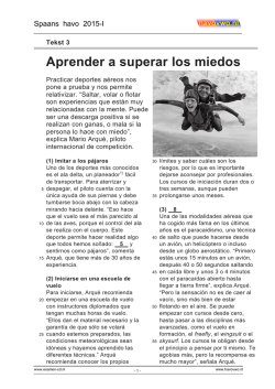 3 Aprender a superar los miedos