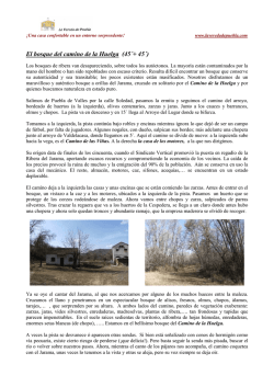 Camino de la huelga - La Vereda de Puebla