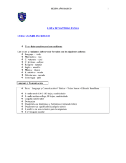 6&deg; B&aacute;sico