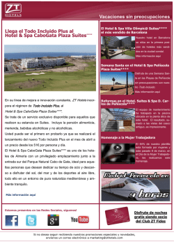 Llega el Todo Incluido Plus al Hotel & Spa CaboGata