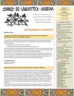 En el marco de las - Center for Latin American and Caribbean Studies