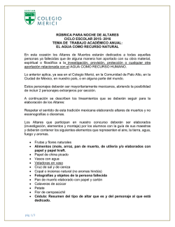 rubrica altares 2015