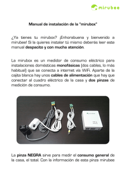 Manual de instalaci&oacute;n de la &ldquo;mirubox&rdquo; &iquest;Ya tienes tu