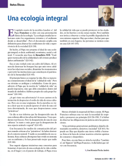 Una ecolog&iacute;a integral