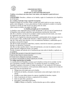 COLEGIO BAUTISTA SAN SALVADOR GUI&Oacute;N DE CLASE