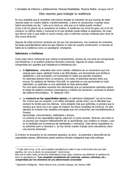 Diez razones para trabajar la resiliencia