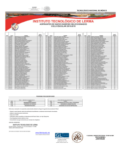 TECNOL&Oacute;GICO NACIONAL DE M&Eacute;XICO www.itlerma.edu.mx