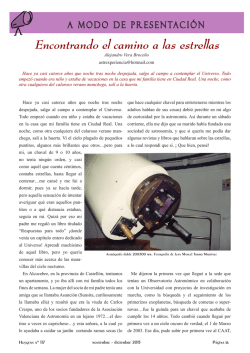 A modo de presentaci&oacute;n