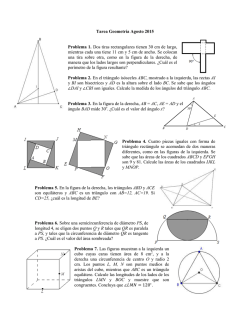 Tarea Geometr&iacute;a Agosto 2015 Problema 1. Dos tiras rectangulares