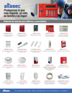 Alarmas para edificios