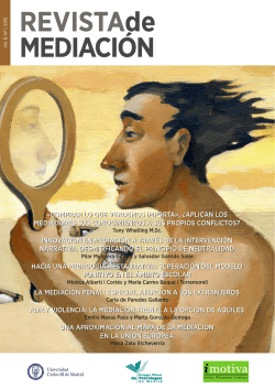 &Iacute;ndice y Equipo - Revista de Mediaci&oacute;n