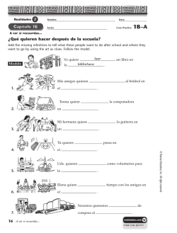 &iquest;Qu&eacute; quieren hacer despu&eacute;s de la escuela? leer biblioteca