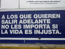 A d&oacute;nde van los que quieren salir adelante? El perfil de los