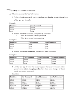 Formal Command Packet 1