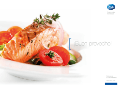 Folleto AMC "&iexcl;Buen provecho!"