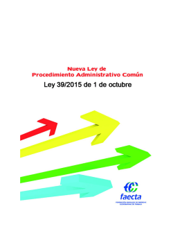 Nueva Ley de Procedimiento Administrativo Com&uacute;n
