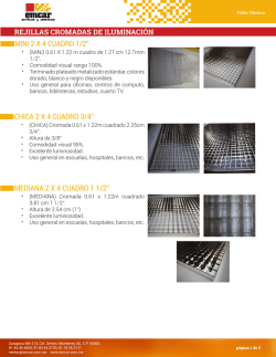 mini 2 x 4 cuadro 1/2&rdquo; chica 2 x 4 cuadro 3/4&rdquo; mediana 2 x