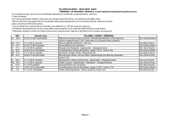 P&aacute;gina 1 TALLERES PALERMO MIRA DROR MAYO * RESERVAS