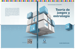 Teor&iacute;a de juegos y estrategia - Universidad Francisco Gavidia
