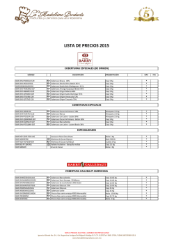 Descarga nuestra Lista de Productos.