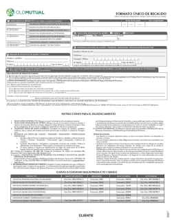 Formato &Uacute;nico de Recaudo