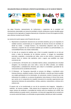 Los abajo firmantes, representantes de instituciones y organismos