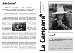 PETROGRADO, 1921: &iexcl;ABAJO LA TIRAN&Iacute;A COMUNISTA