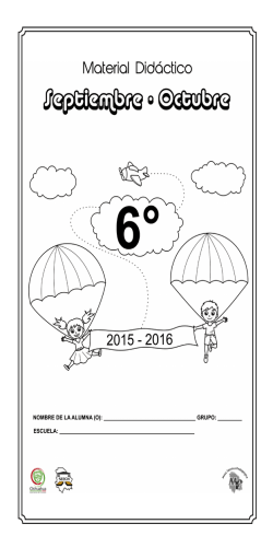 Sexto grado - SEECH. Direcci&oacute;n de Educaci&oacute;n Primaria.