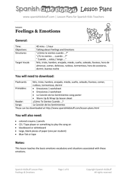 Feelings & Emotions