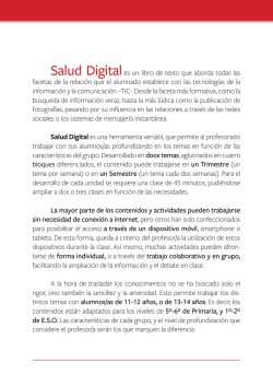 Salud Digitales un libro de texto que aborda todas las
