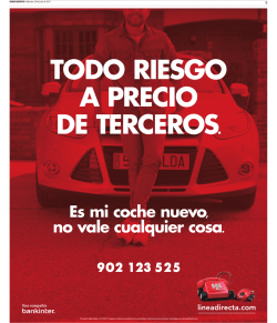 Es mi coche nuevo, no vale cualquier cosa.