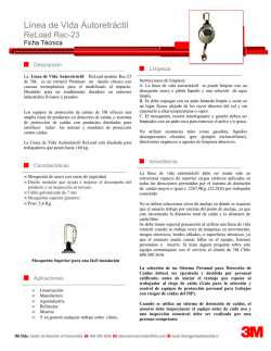 Linea de vida autoretr&aacute;ctil Reload Rec-23