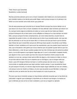 Eres lo que transmites