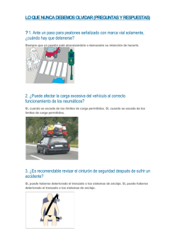 LO QUE NUNCA DEBEMOS OLVIDAR (PREGUNTAS Y