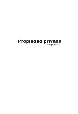 Descarga el primer cap&iacute;tulo de Propiedad privada en pdf