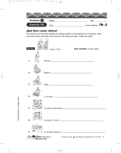 &iexcl;Qu&eacute; bien comer afuera! han comido al aire lib re.