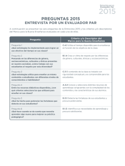 preguntas 2015 entrevista por un evaluador par