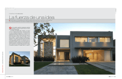 La fuerza de una idea - Portal de Arquitectos