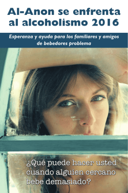 Al-Anon se enfrenta al alcoholismo 2016 - Al
