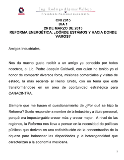 Mensaje Reforma Energ&eacute;tica