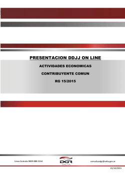 contribuyente comun - Direcci&oacute;n General de Rentas