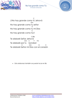 No hay grande como tu - Palabra Miel Alabanzas